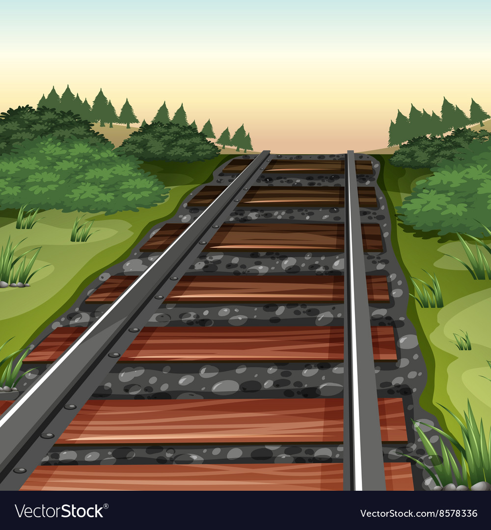 Rural Railroad Track