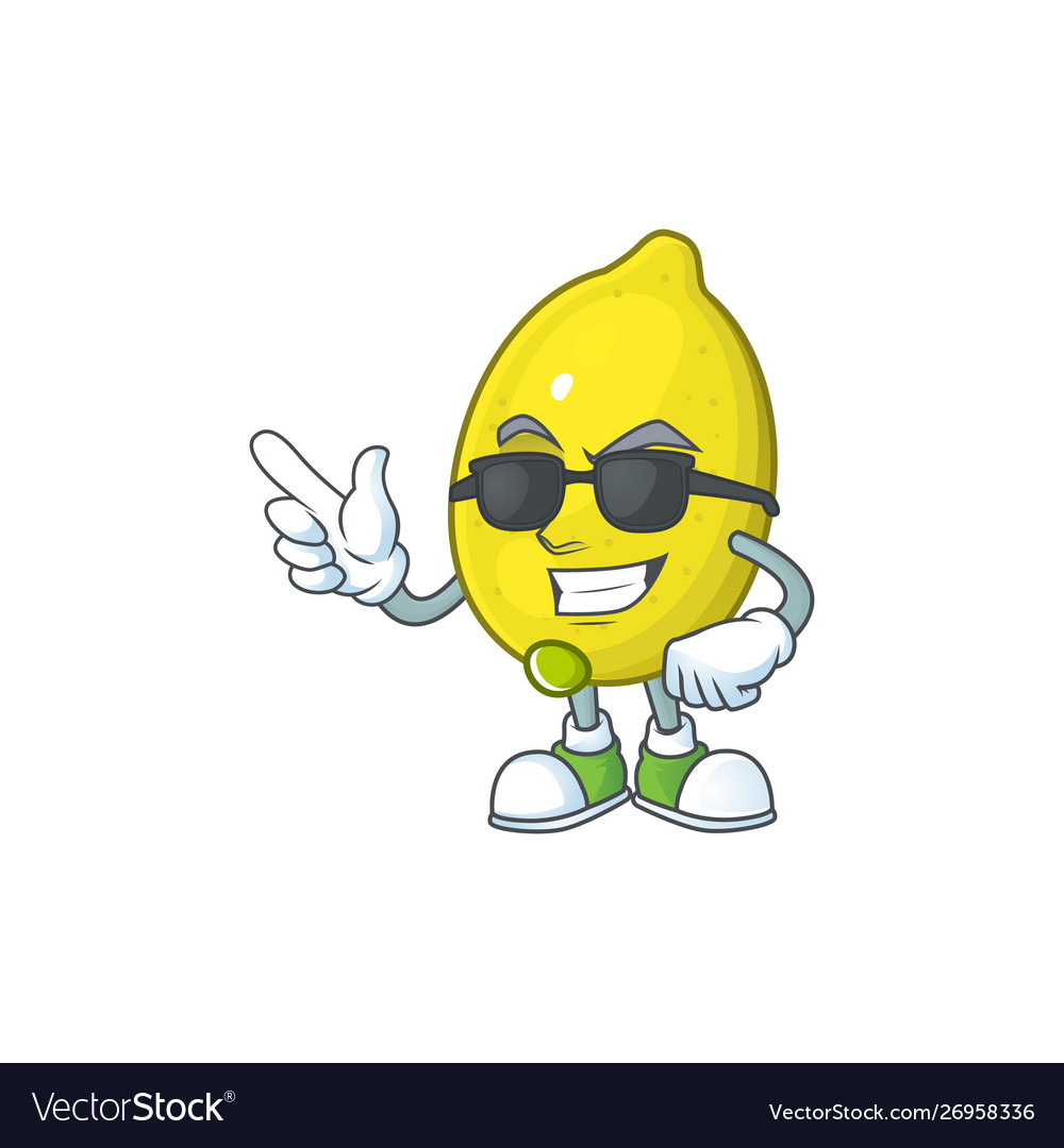 Smiling Lemon Character