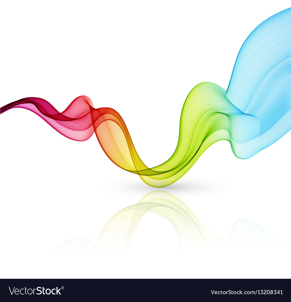 Abstract wave background rainbow waved