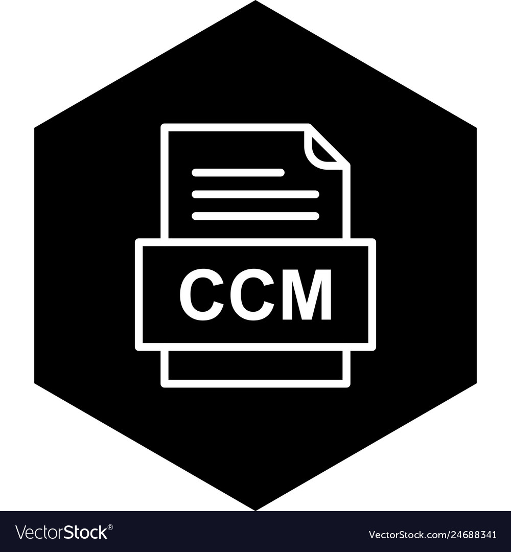 Ccm file document icon