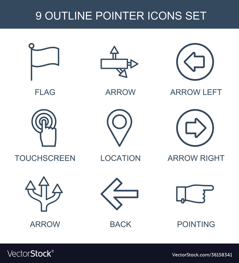 Pointer icons