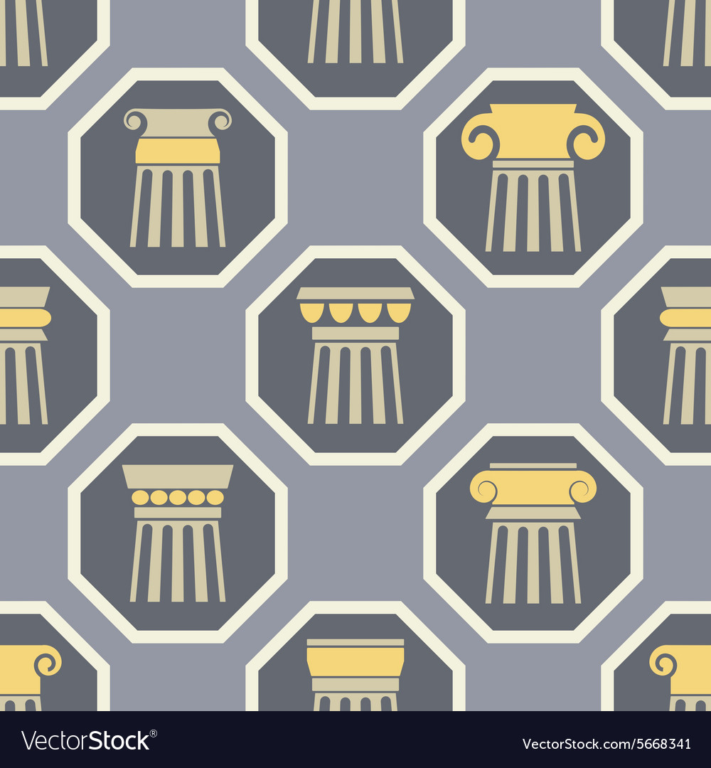 Seamless background with ancient columns