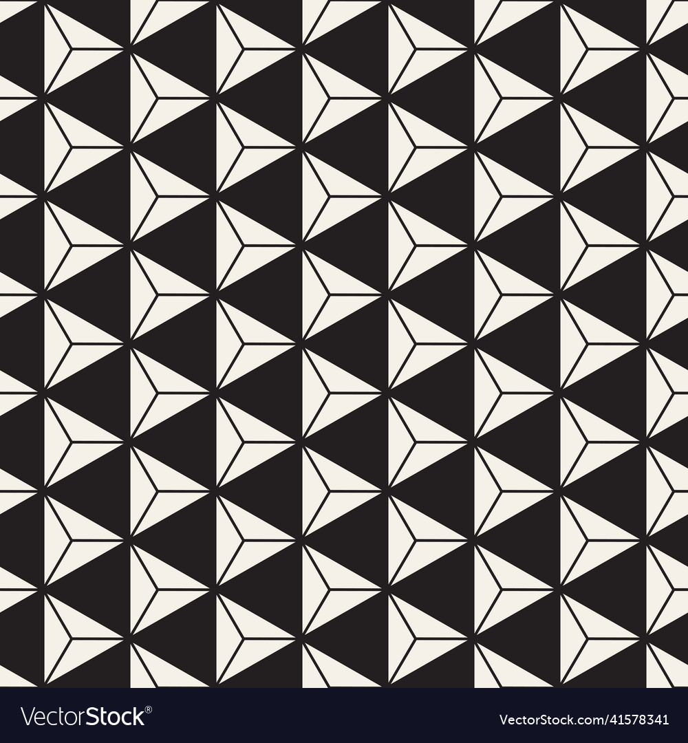 Seamless pattern repeating geometric elements