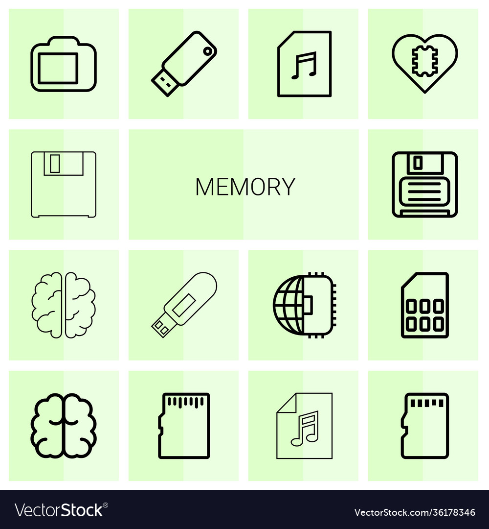 14 memory icons