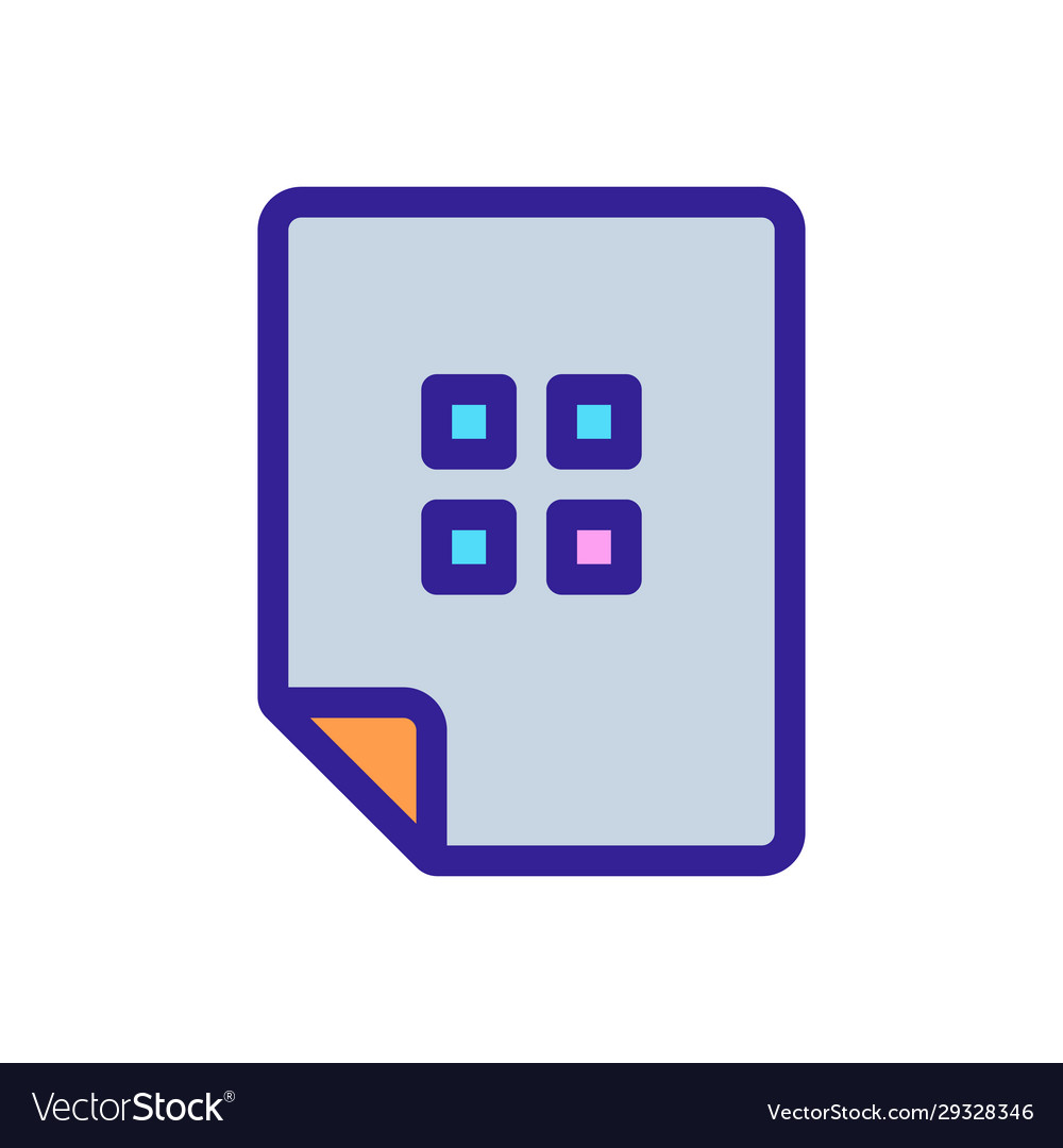 Bar code is an icon isolated contour vector image Bar code is an icon isolated contour