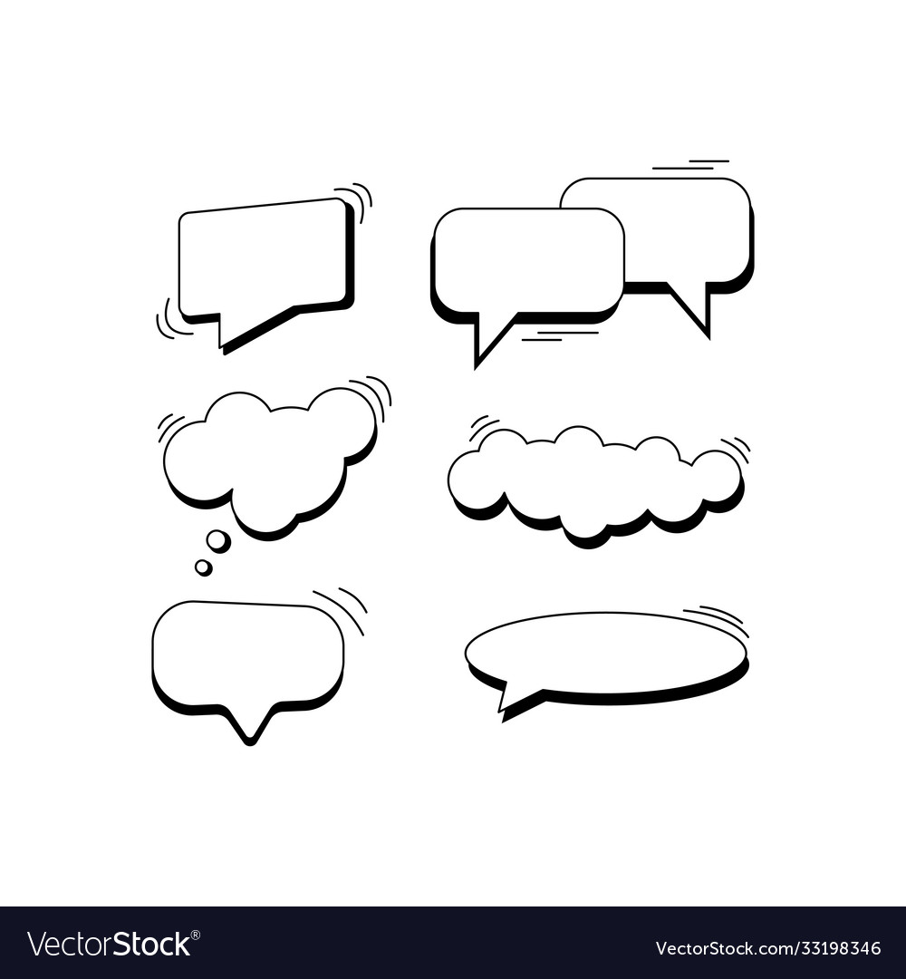 Dialogue bubble isolated background