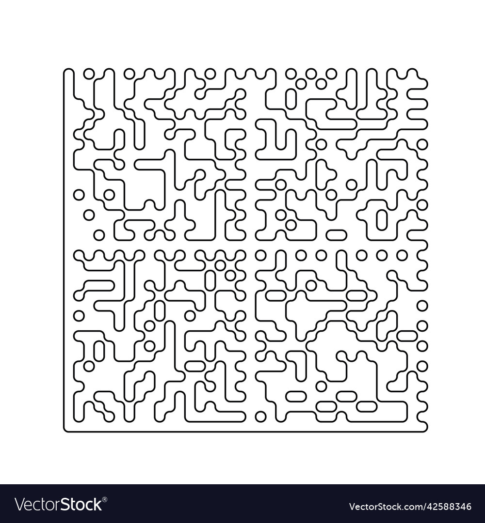 Zeilen-Barcode mit einem zufälligen Satz von Zeichen qr vector image Zeilen-Barcode mit einem zufälligen Satz von Zeichen qr