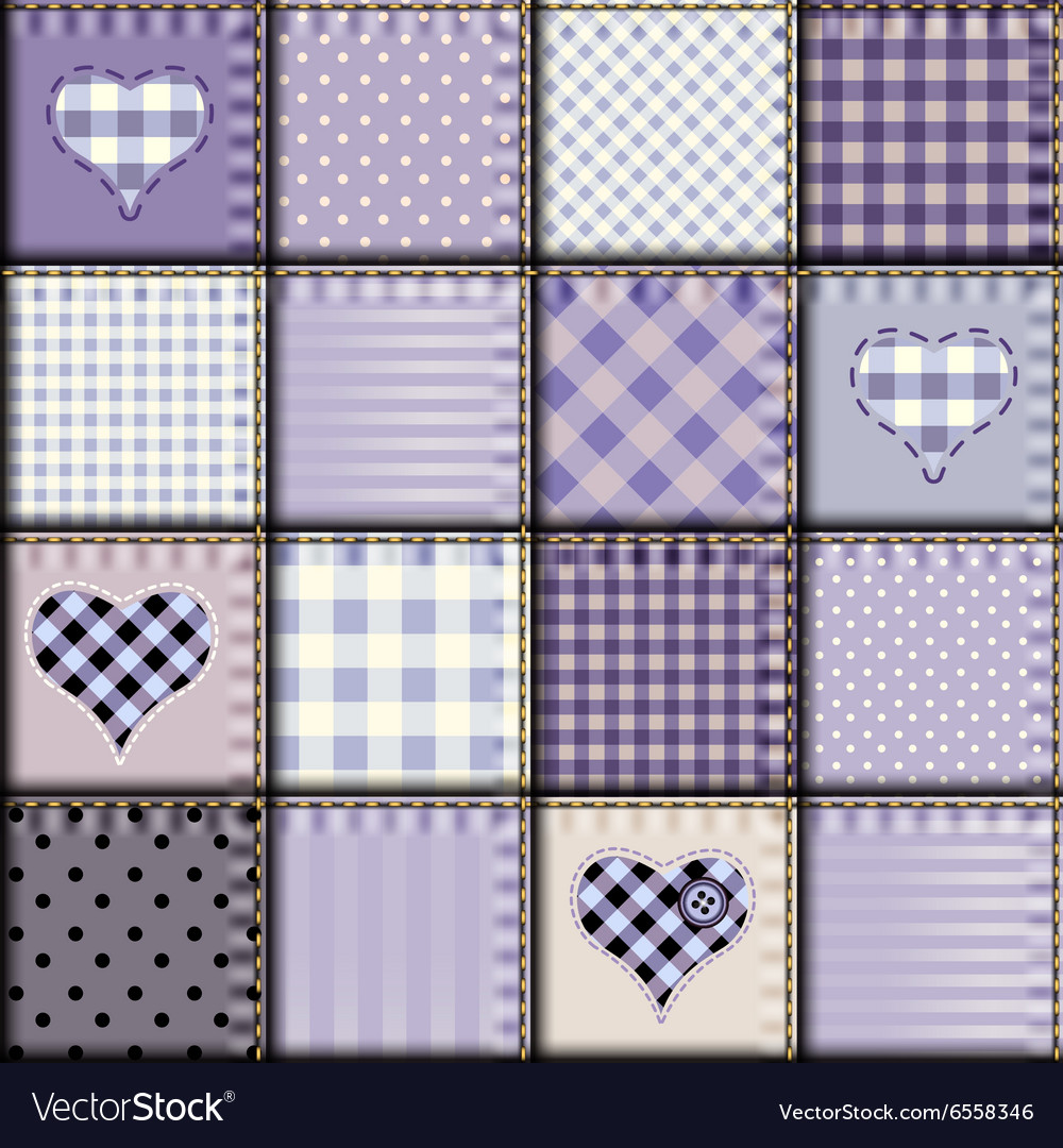 Patchwork light lilac background