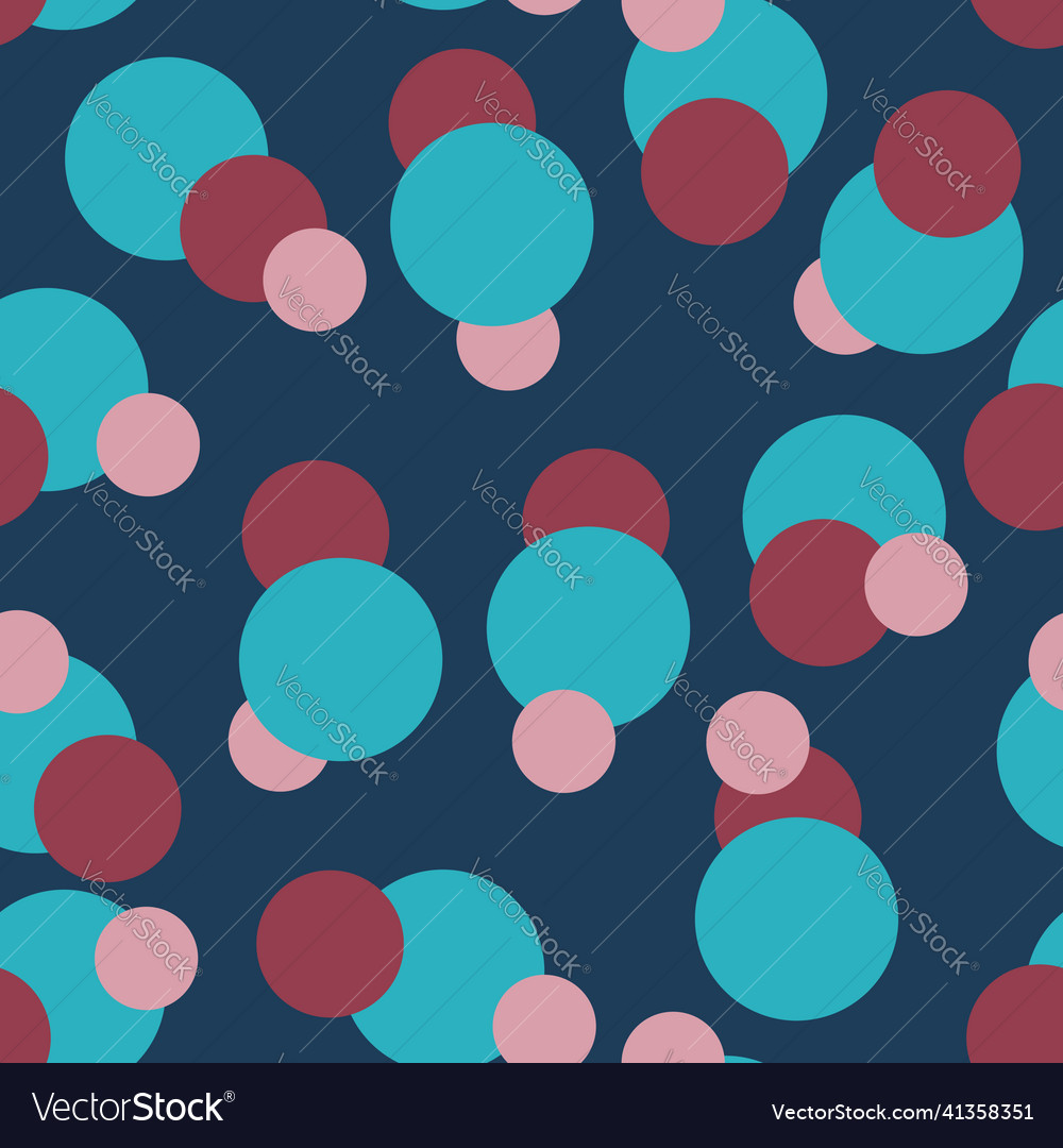 A set of seamless patterns with geometric shapes