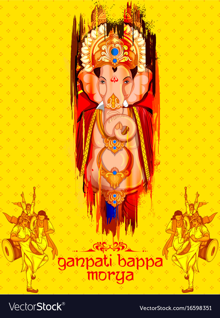 Lord ganpati background for ganesh chaturthi