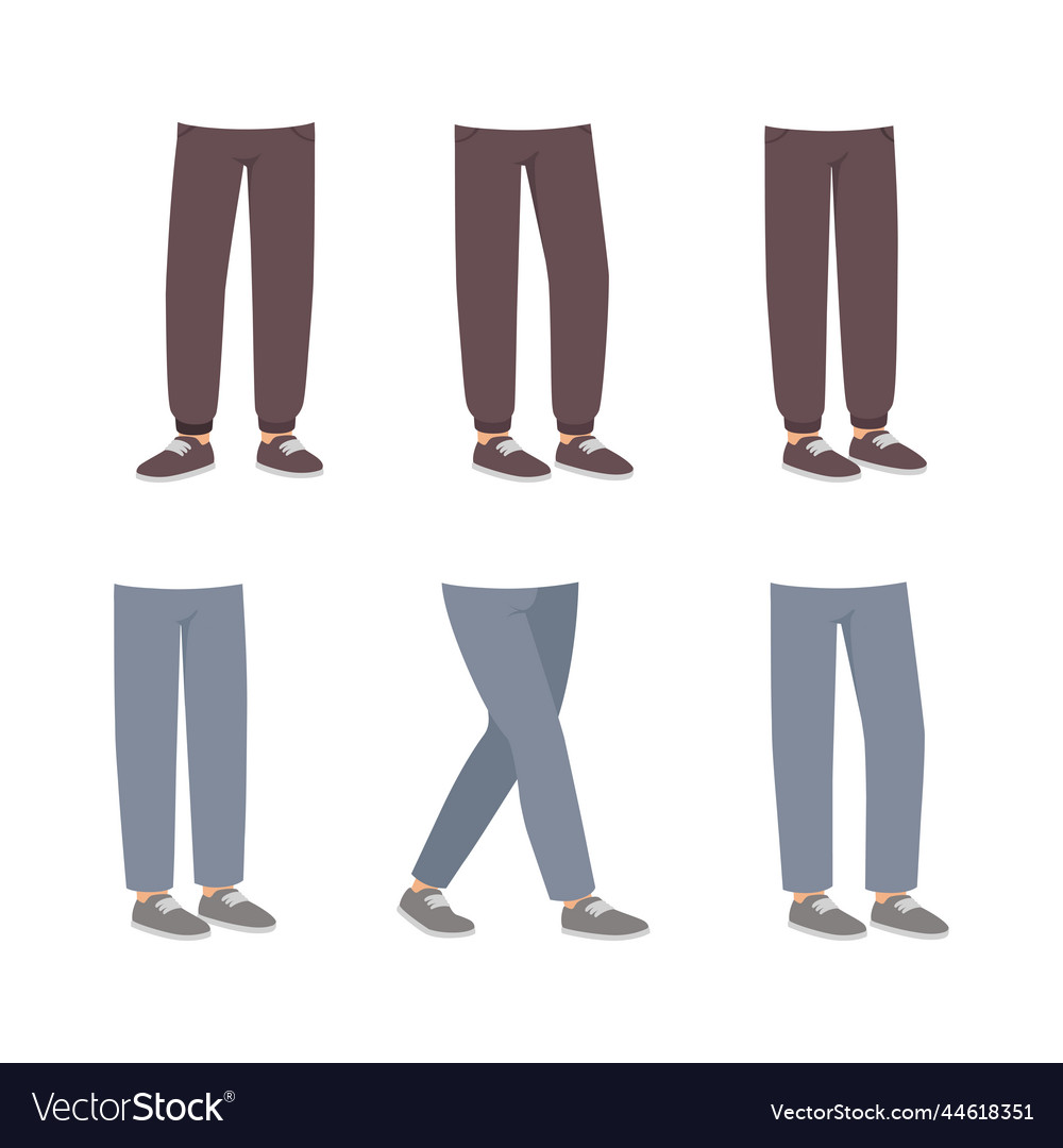 Man character constructor legs lower body part