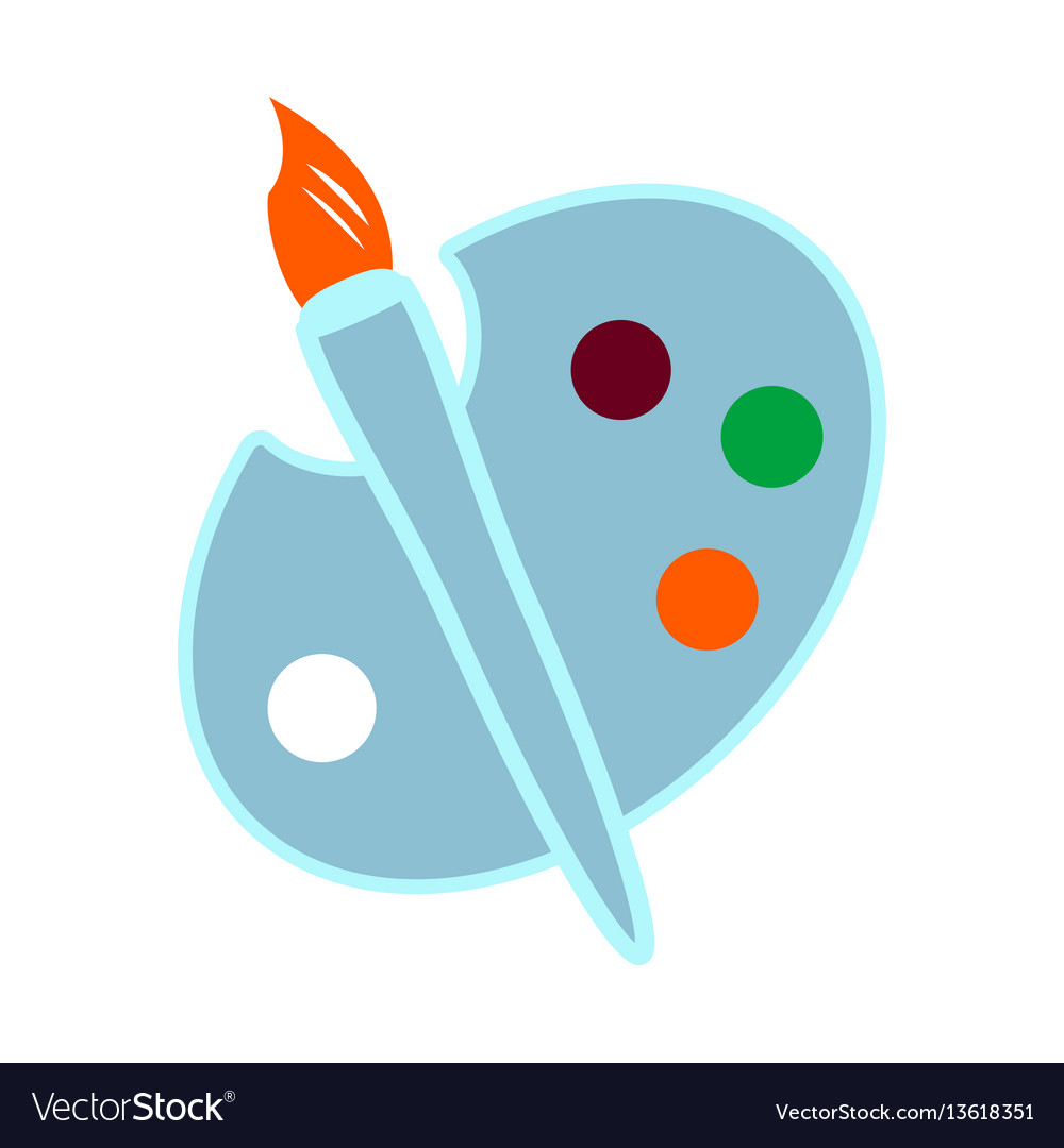 Palette icon color design