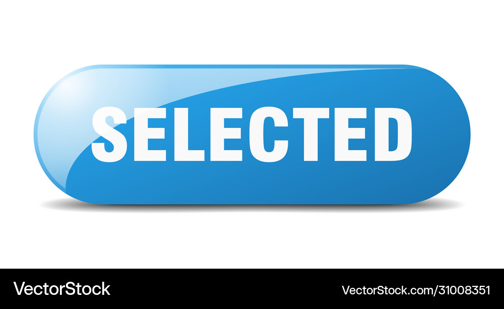 Selected button sign key push Royalty Free Vector Image