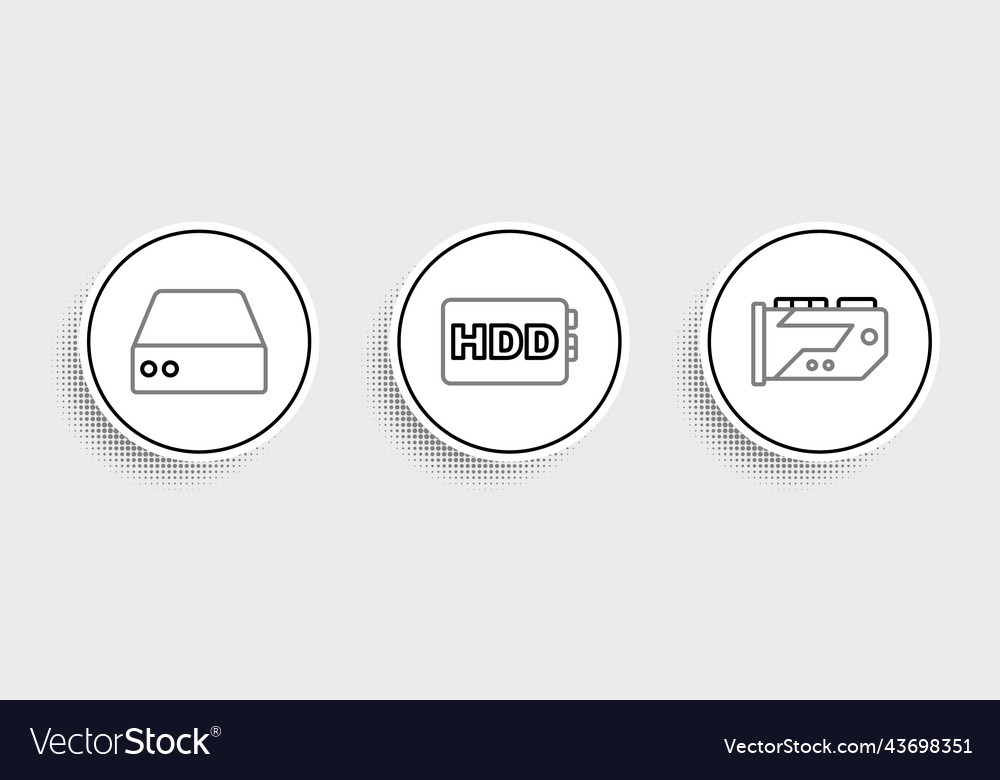 Set line video graphic card server data web