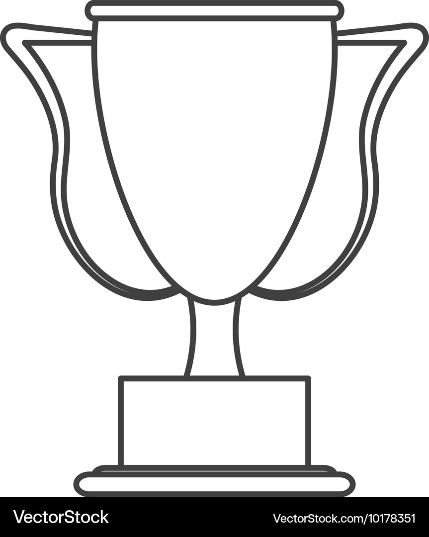Trophy cup icon Royalty Free Vector Image - VectorStock