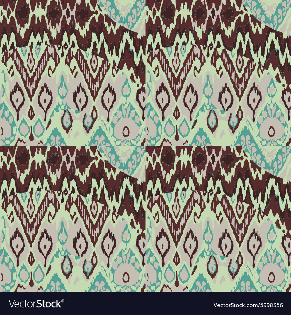 Colored seamless ethnic print pattern abstract