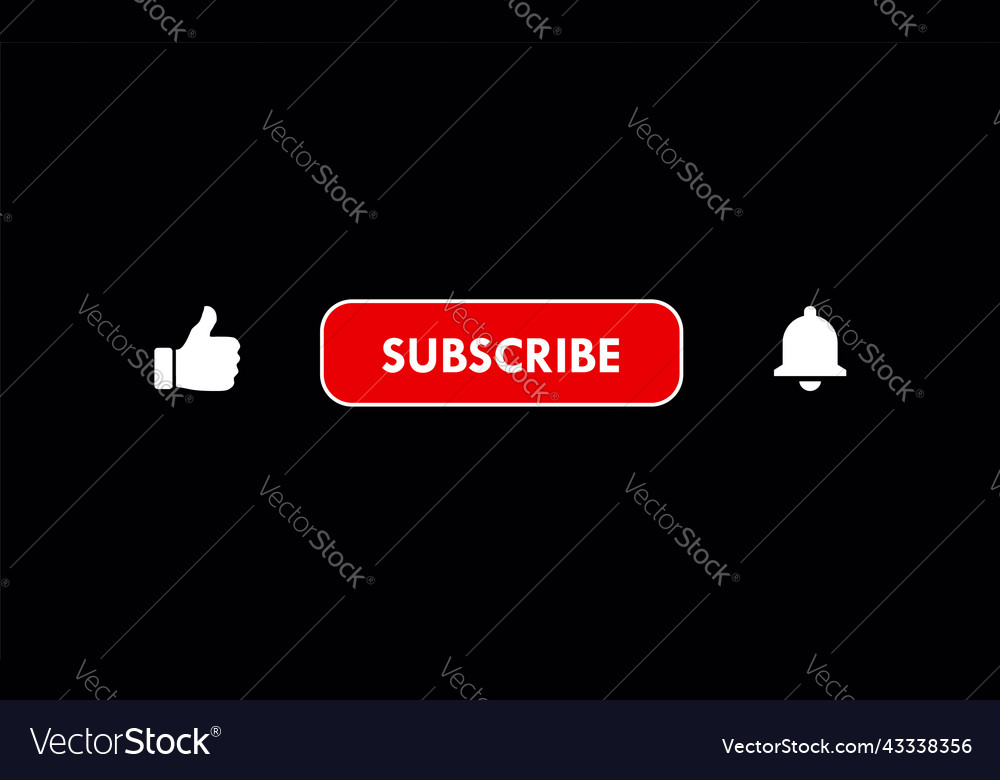 Notification Bell Icons - Subscribe Button