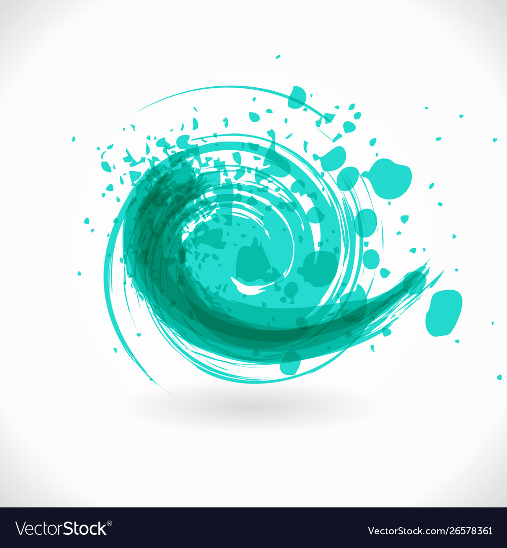 Grunge curl vector image Grunge curl