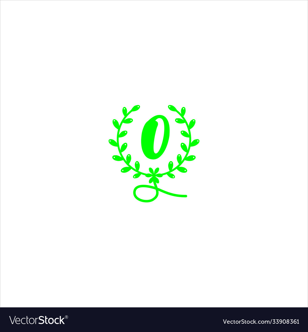 O letter logo abstract design