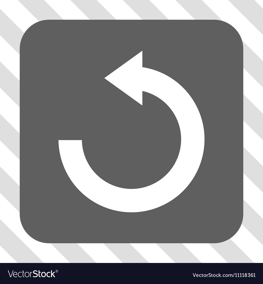 Rotate left rounded square button