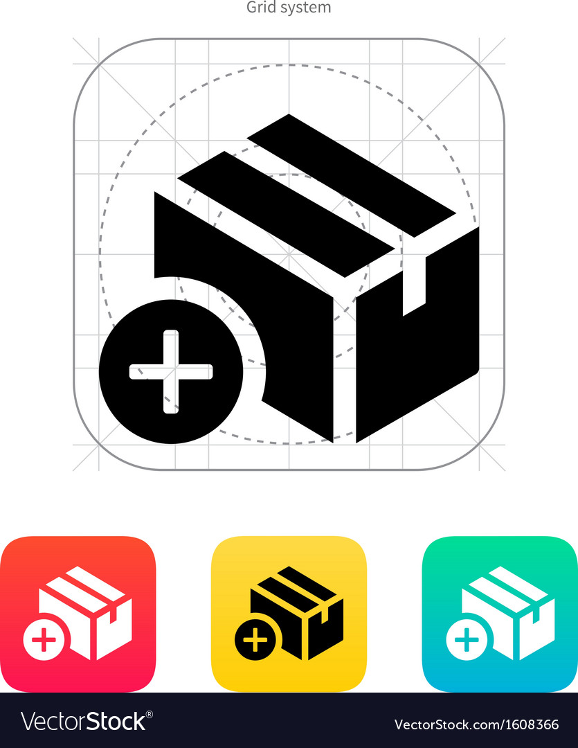 Add Box Icon - Packaging