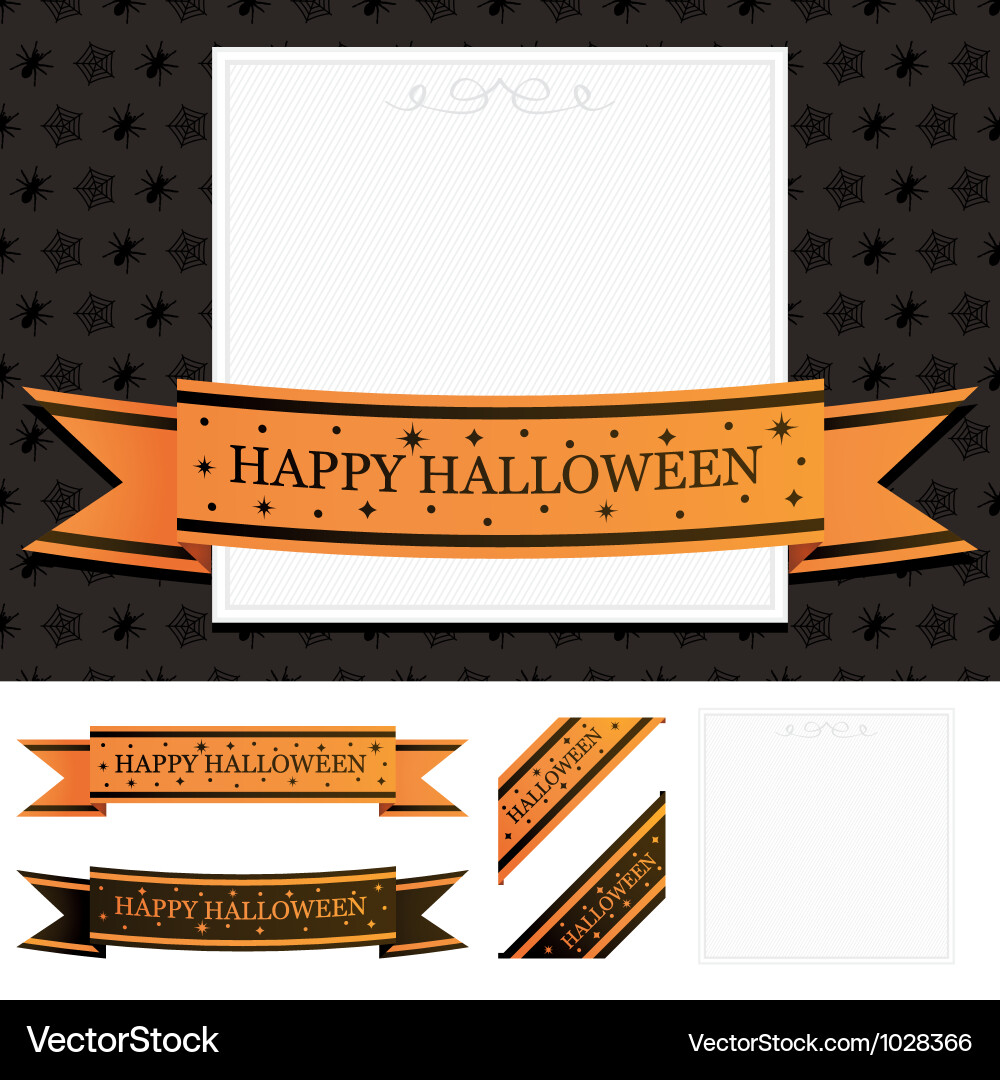 Halloween frame Royalty Free Vector Image - VectorStock