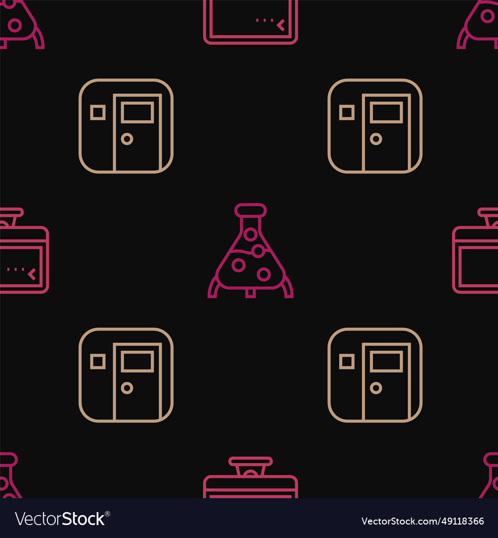 Set line computer monitor school classroom Vector Image Set line computer monitor school classroom