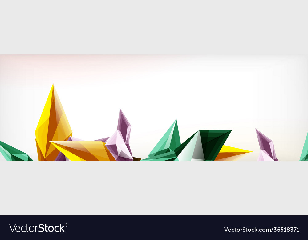 3d triangles and pyramids abstract vector image 3d triangles and pyramids abstract
