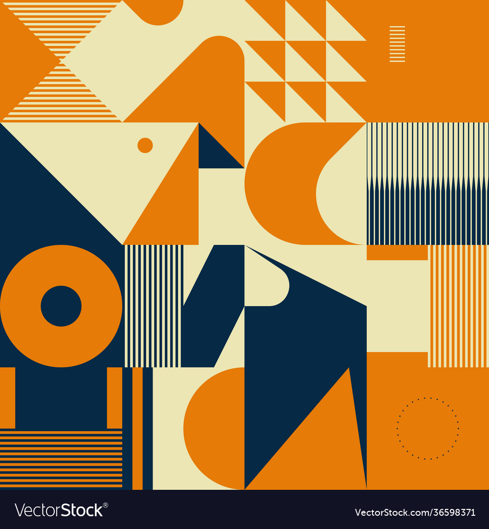 Deconstructed abstract pattern design Vector Image Deconstructed abstract pattern design