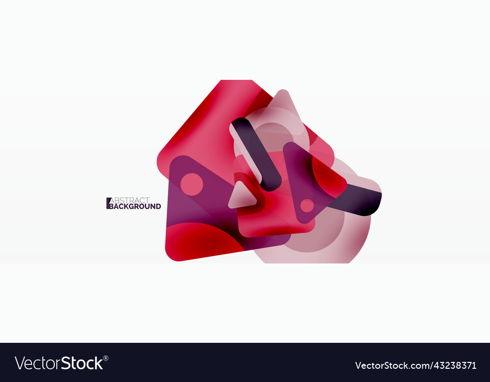 Line triangle square and circle primitive Vector Image Line triangle square and circle primitive
