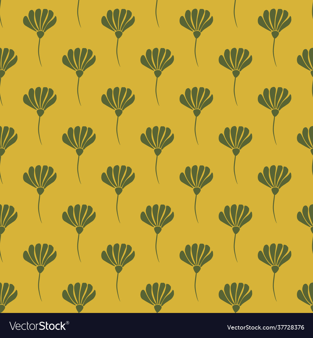 Abstract botanic nature seamless pattern with hand vector image Abstract botanic nature seamless pattern with hand