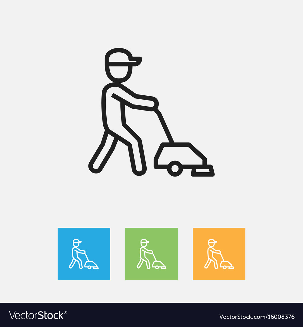 Cleaning symbol on service
