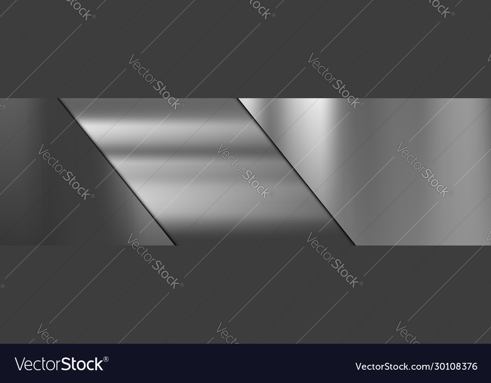 Cut metal steel gradient texture Royalty Free Vector Image