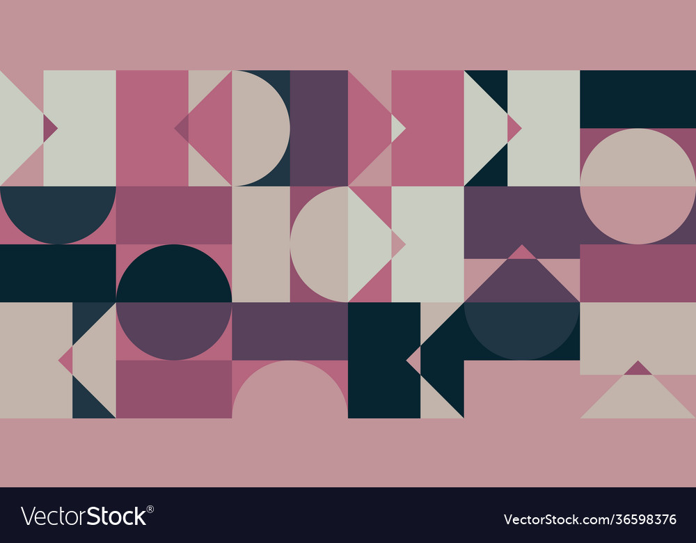 Deconstructed abstract pattern design vector image Deconstructed abstract pattern design