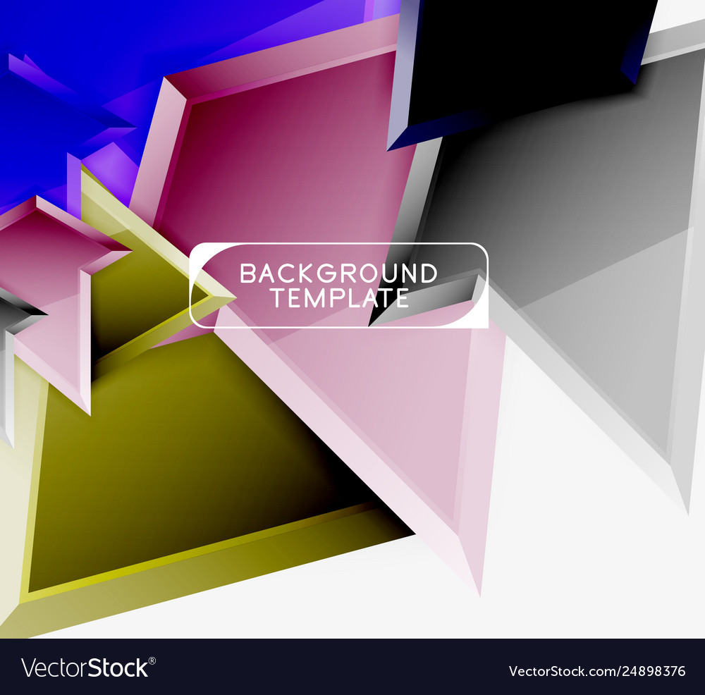 Triangular low poly background design