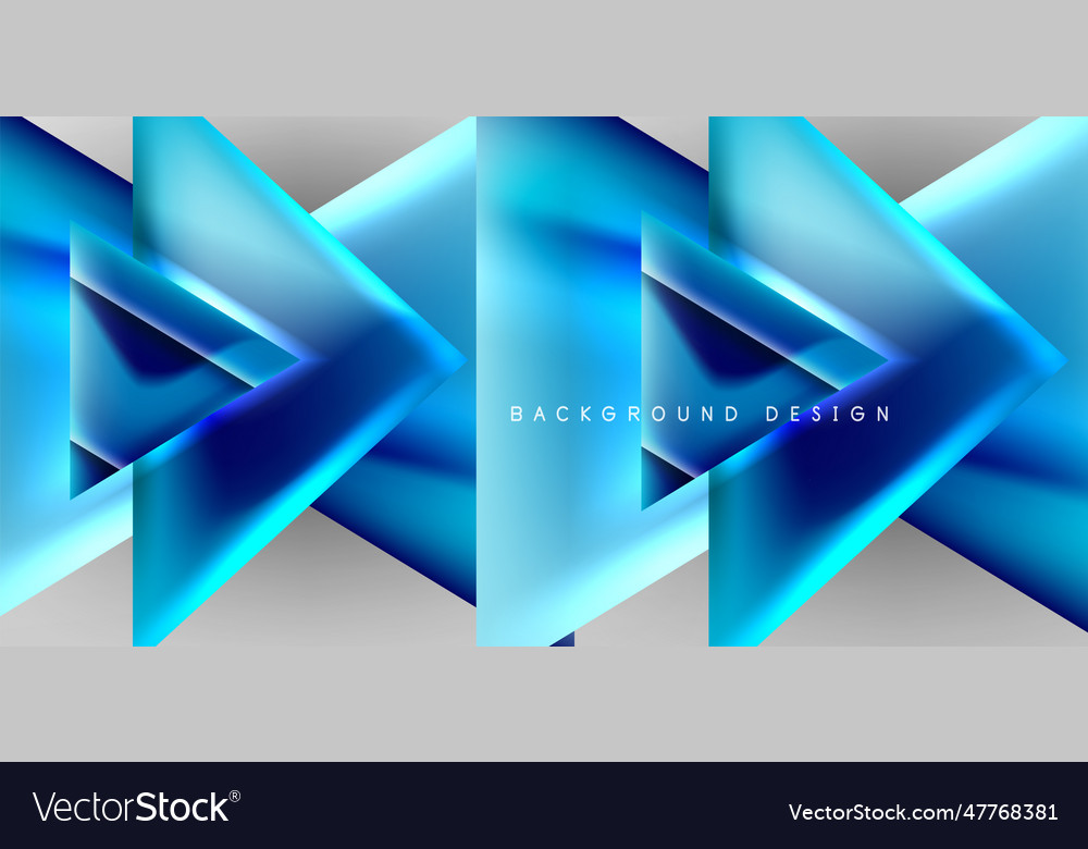 Abstract background with overlapping triangles Vector Image Abstract background with overlapping triangles