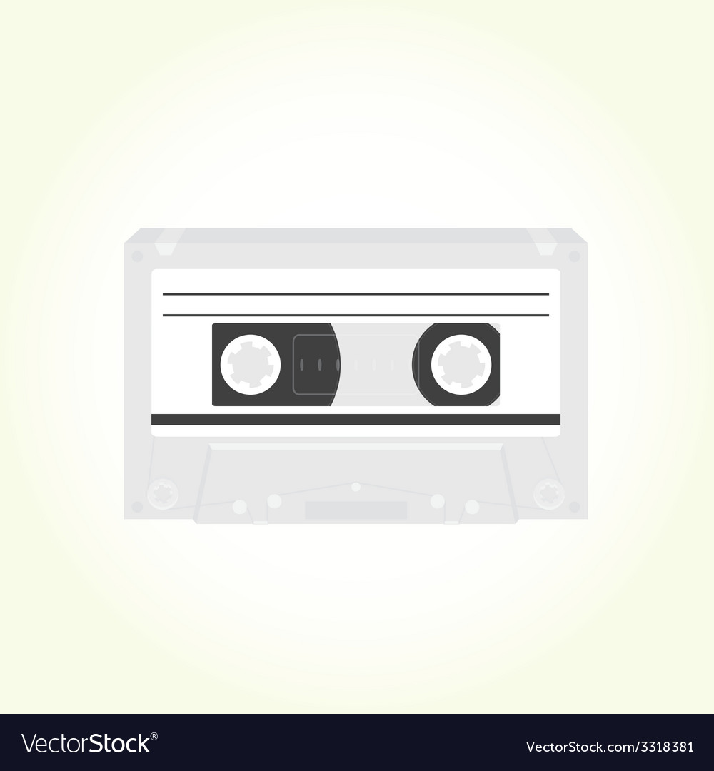 Audio cassette isolated