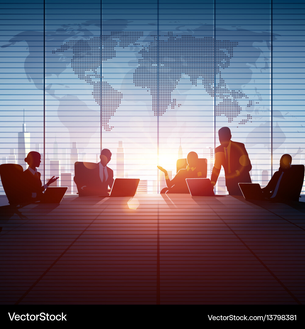 Business people teamwork Royalty Free Vector Image