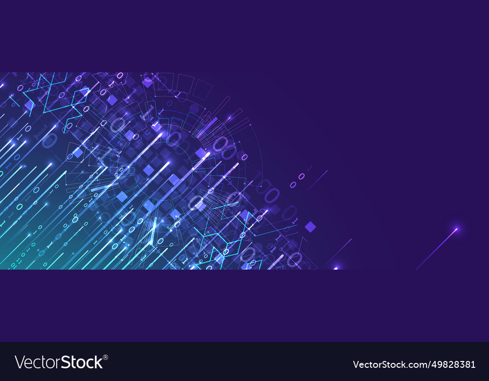 Handmade abstract technology concept circuit Vector Image