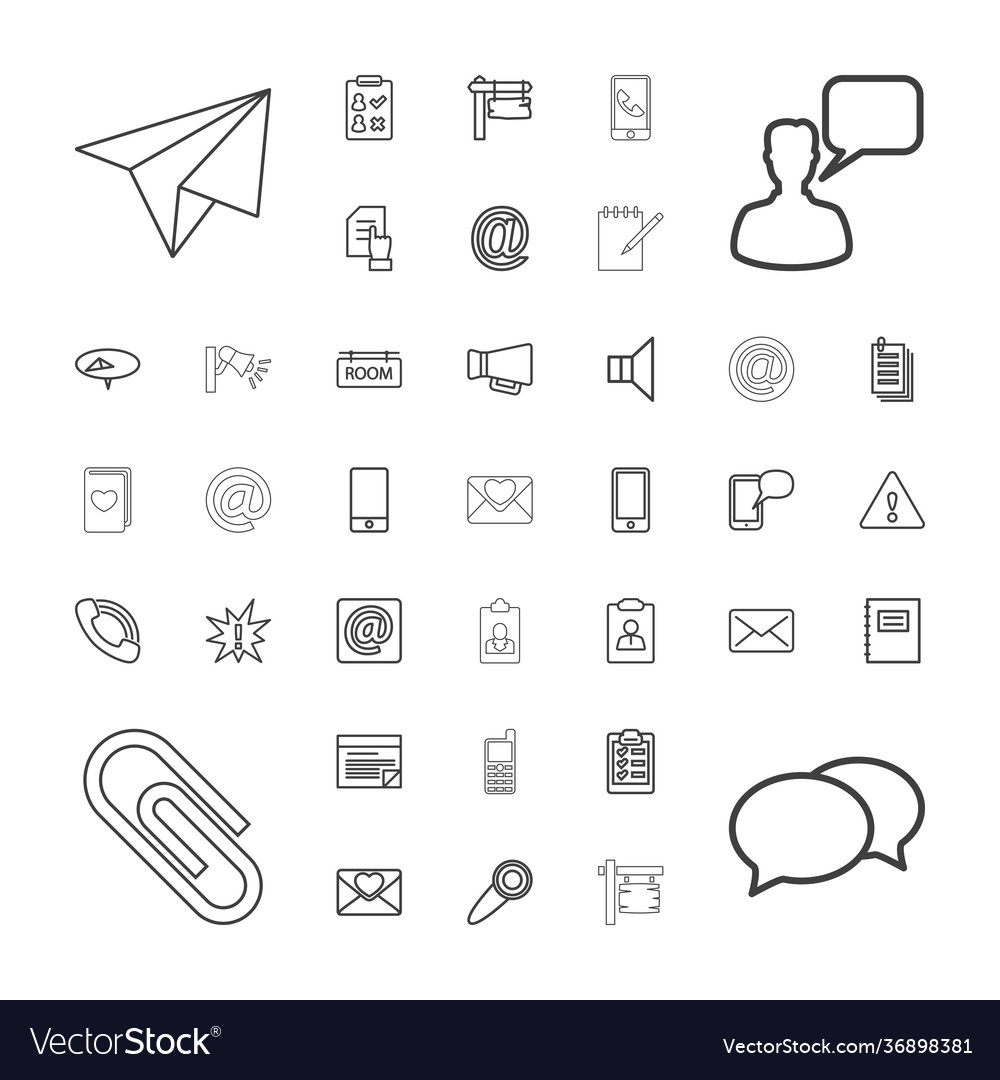 Message icons