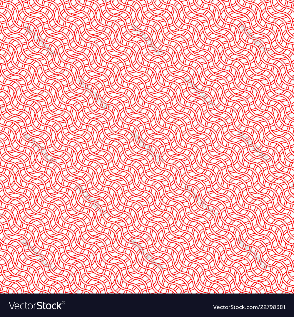 Pattern with intersecting undulated lines vector image Pattern with intersecting undulated lines