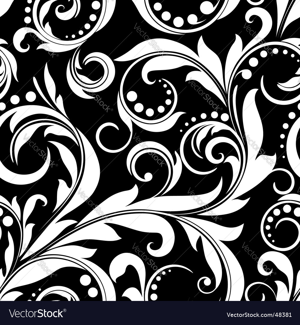 Plant pattern Royalty Free Vector Image - VectorStock