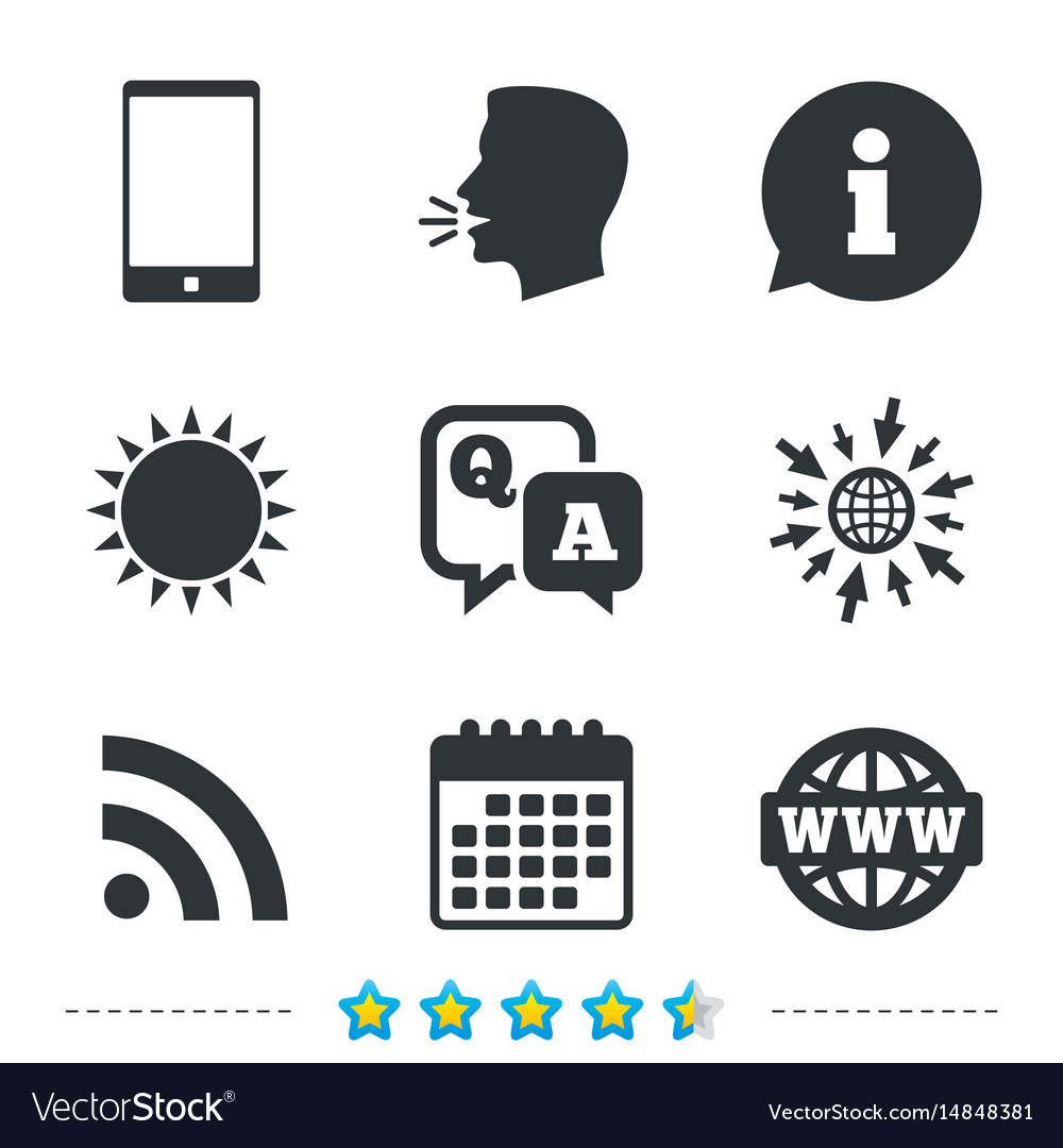 Question & Answer Communication Icons