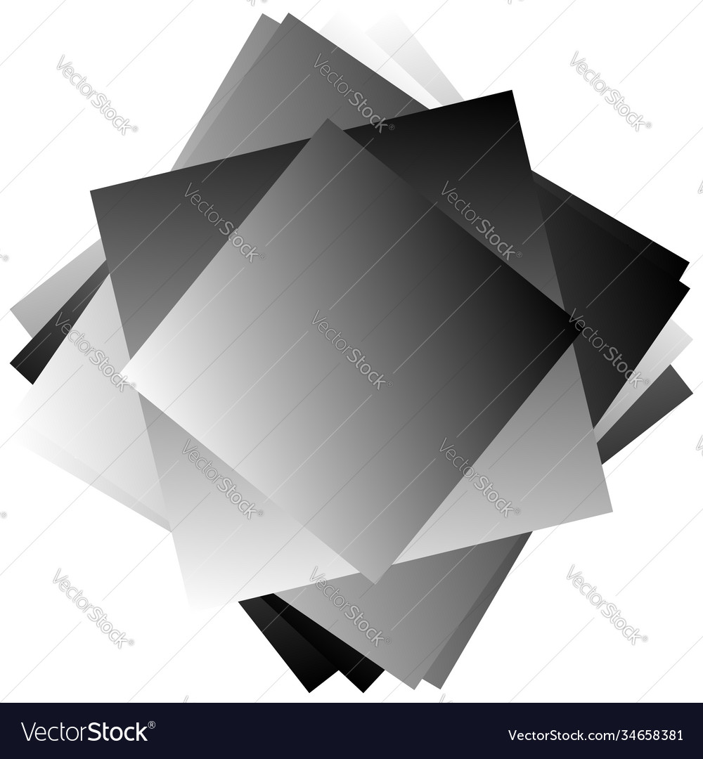 Randxom rotated overlap chaotic squares