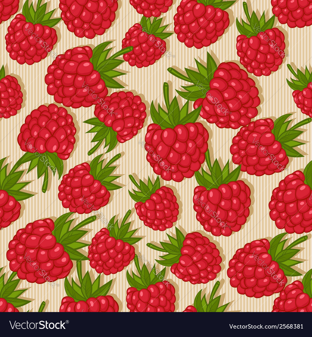 Raspberry Seamless Pattern