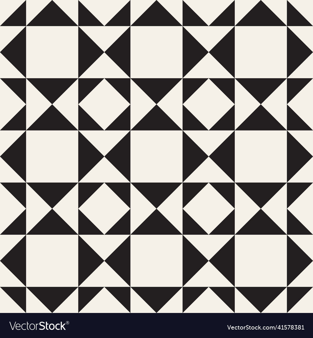 Seamless pattern repeating geometric elements Vector Image Seamless pattern repeating geometric elements