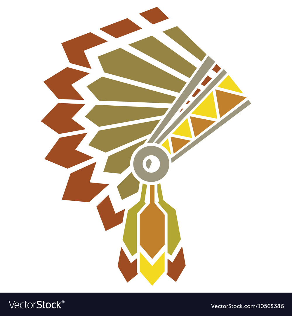 American indian avatar Royalty Free Vector Image