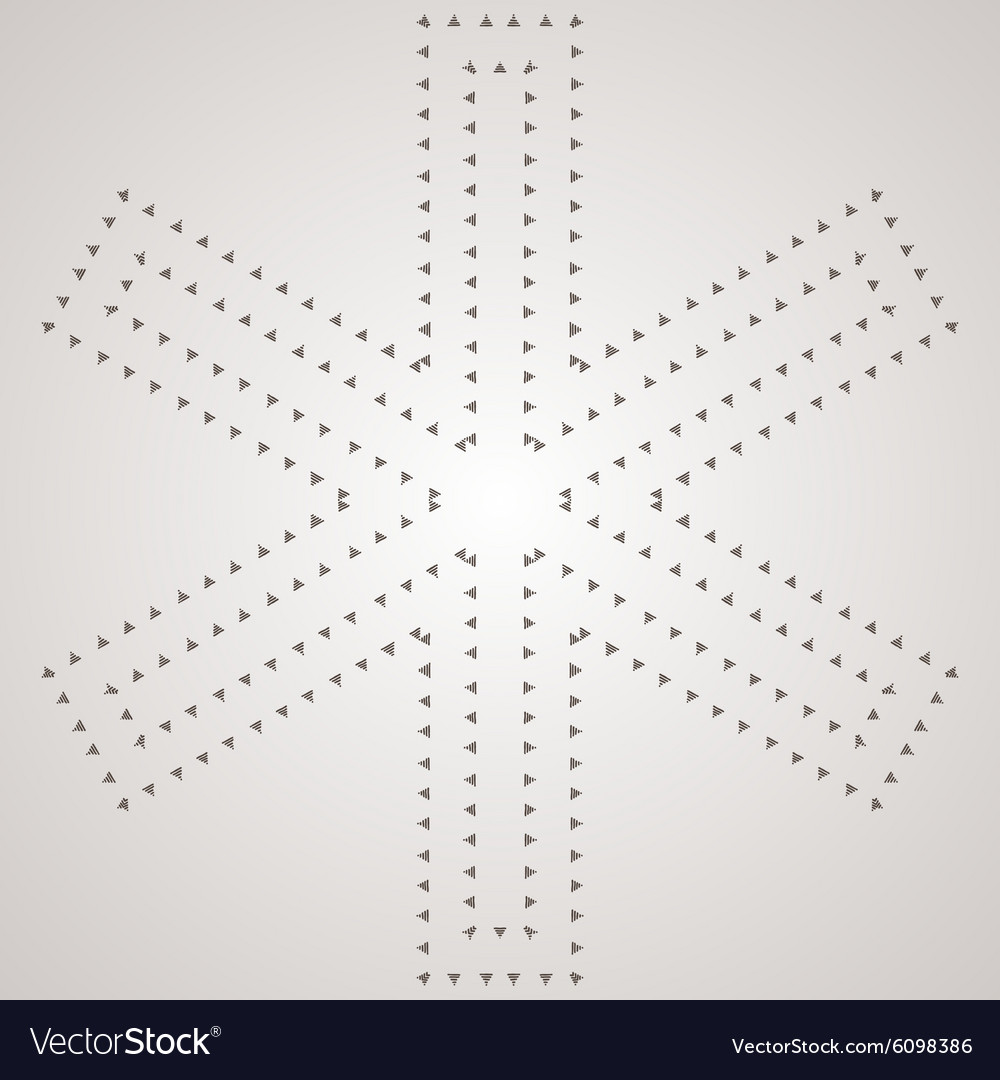 Circular pattern in the form of intricate
