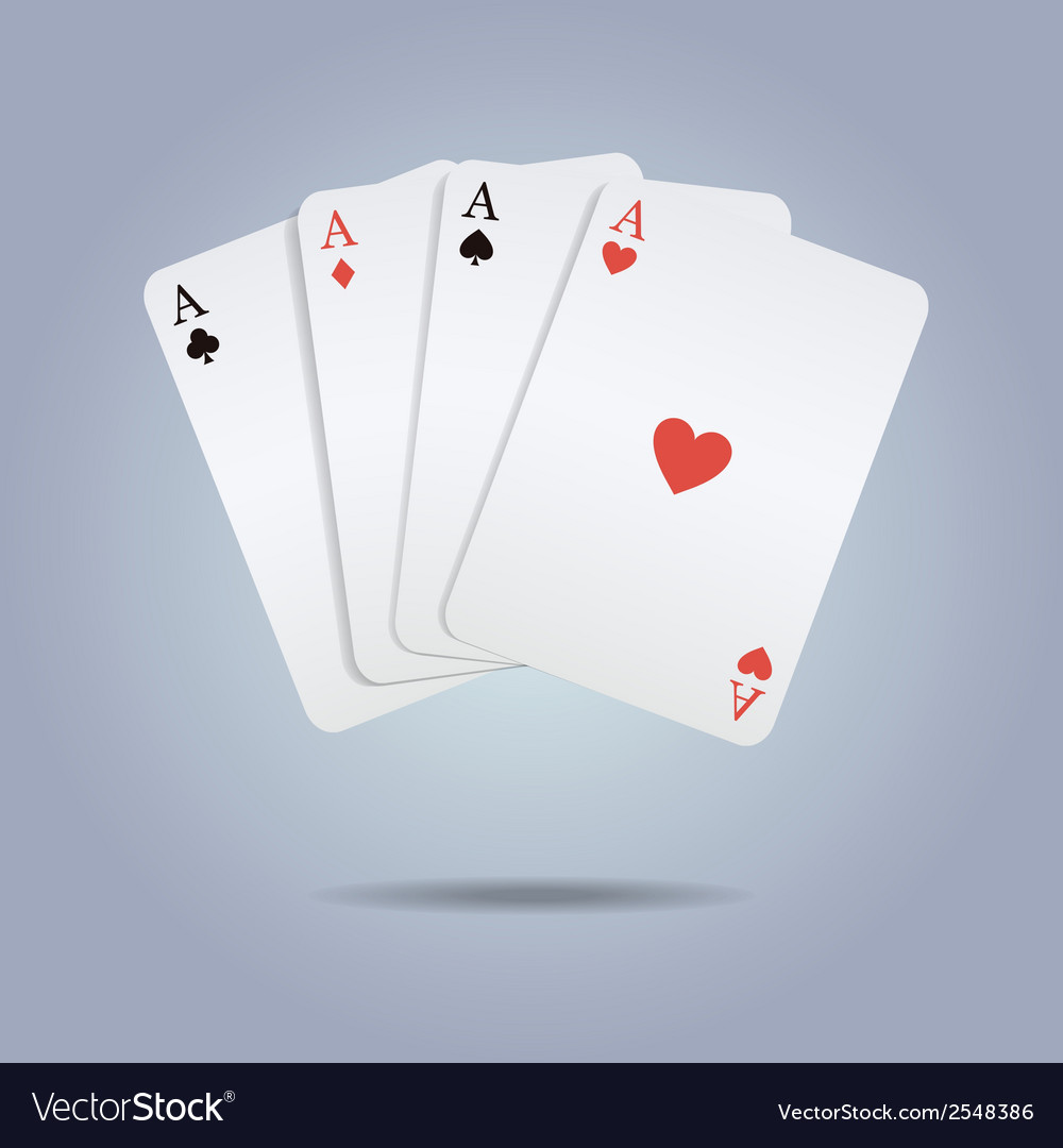 Colorful of playing cards Royalty Free Vector Image