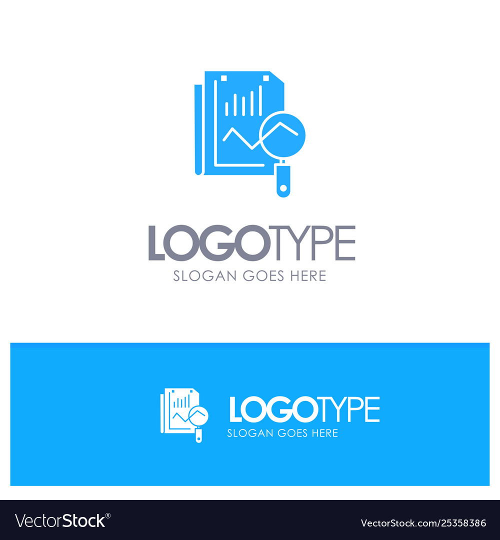 File static search computing blue logo vector image File static search computing blue logo